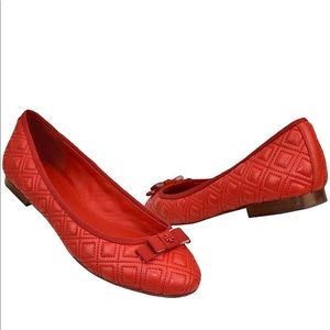 NWT Tory Burch Marion Quilted Ballet Flat 7